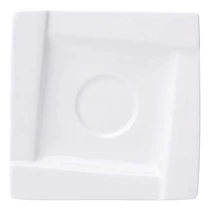 Kávéscsésze alj AMBITION Kubiko fehér 11,5 cm 6 darabos Kávéscsésze alj AMBITION Kubiko fehér 11,5 cm 6 darabos