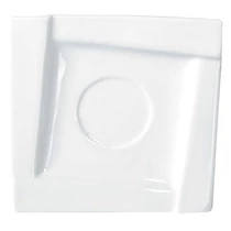 Kávéscsésze alj AMBITION Kubiko fehér 14 cm 6 darabos Kávéscsésze alj AMBITION Kubiko fehér 14 cm 6 darabos