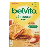 Keksz BELVITA Jó Reggelt! Softy epres töltelékkel multipack 250 g Keksz BELVITA Jó Reggelt! Softy epres töltelékkel multipack 250 g