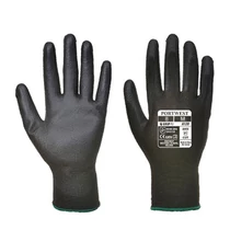 Kesztyű mártott PORTWEST nylon PU tenyérrel fekete 8-as 2 darab/pár Kesztyű mártott PORTWEST nylon PU tenyérrel fekete 8-as 2 darab/pár