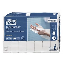 Kéztörlő hajtogatott TORK Xpress Soft Multifold Premium H2 fehér 2 rétegű Kéztörlő hajtogatott TORK Xpress Soft Multifold Premium H2 fehér 2 rétegű