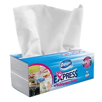 Kéztörlő hajtogatott OOOPS! Express ("V") 25x21 cm 150 lap 2 rétegű fehér 12 doboz/karton Kéztörlő hajtogatott OOOPS! Express ("V") 25x21 cm 150 lap 2 rétegű fehér 12 doboz/karton