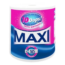 Kéztörlő tekercses háztartási OOOPS! Maxi 500 lapos 1 tekercses 2 rétegű Kéztörlő tekercses háztartási OOOPS! Maxi 500 lapos 1 tekercses 2 rétegű