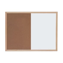 Kombitábla OPTIMA parafa mágneses fakeret 30x40 cm