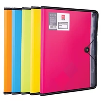 Konferencia mappa DELI Rio A/4 PP 7 rekeszes jegyzettel vegyes színekben Konferencia mappa DELI Rio A/4 PP 7 rekeszes jegyzettel vegyes színekben