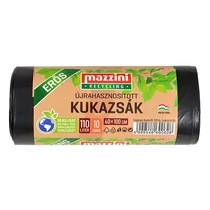 Szemeteszsák MAZZINI 110L újrahasznosított erős 10 darabos Szemeteszsák MAZZINI 110L újrahasznosított erős 10 darabos