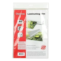 Lamináló fólia OPTIMA A/4 80 mikron fényes 25/csom Lamináló fólia OPTIMA A/4 80 mikron fényes 25/csom