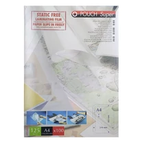 Lamináló fólia OPUS A/4 216x303mm 125 mikron fényes 100/dob Lamináló fólia OPUS A/4 216x303mm 125 mikron fényes 100/dob