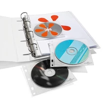 Lefűzhető CD/DVD tartó zseb DURABLE átlátszó Lefűzhető CD/DVD tartó zseb DURABLE átlátszó