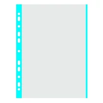 Lefűzhető genotherm DONAU A/4 40 mikron víztiszta kék szélű 100 darabos Lefűzhető genotherm DONAU A/4 40 mikron víztiszta kék szélű 100 darabos