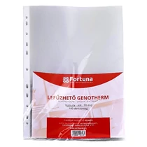 Lefűzhető genotherm FORTUNA A/4 90 mikron víztiszta 100 darabos Lefűzhető genotherm FORTUNA A/4 90 mikron víztiszta 100 darabos