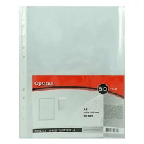 Lefűzhető genotherm OPTIMA A/4 90 mikron víztiszta 50 darabos Lefűzhető genotherm OPTIMA A/4 90 mikron víztiszta 50 darabos