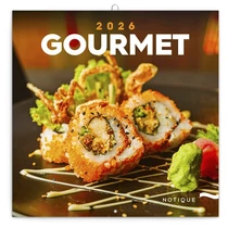 Lemeznaptár REALSYSTEM 300x300mm Gourmet 2026. Lemeznaptár REALSYSTEM 300x300mm Gourmet 2026.