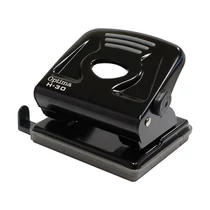 Lyukasztó OPTIMA H-30 2 lyukú fém 30 lap fekete Lyukasztó OPTIMA H-30 2 lyukú fém 30 lap fekete