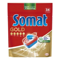 Mosogatógép tabletta SOMAT Gold 34 darab/doboz Mosogatógép tabletta SOMAT Gold 34 darab/doboz