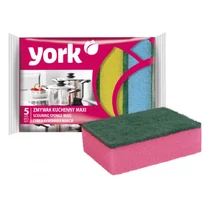 Mosogatószivacs YORK maxi 16x7x10 cm 5 darabos Mosogatószivacs YORK maxi 16x7x10 cm 5 darabos