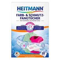 Mosókendő szín- és szennyfogó HEITMANN 20 darabos Mosókendő szín- és szennyfogó HEITMANN 20 darabos