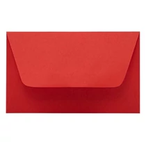 Névjegyboríték színes KASKAD enyvezett 70x105mm 29 vörös 50 darabos