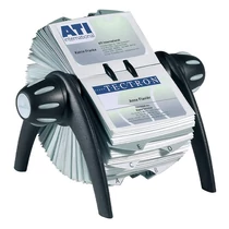 Névjegyartó DURABLE Visifix forgatható fekete