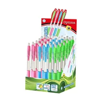 Nyomósirón display OPTIMA 0,5 mm vegyes színek 36 darabos Nyomósirón display OPTIMA 0,5 mm vegyes színek 36 darabos