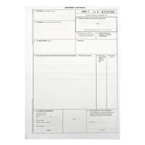 Nyomtatvány EUR1 angol új Nyomtatvány EUR1 angol új