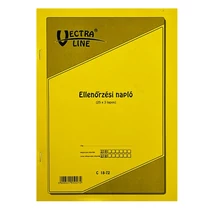 Nyomtatvány ellenőrzési napló VECTRALINE A/4 álló 25x3 lapos