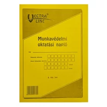 Nyomtatvány munkavédelmi oktatási napló VECTRALINE A/4 álló 20 lapos