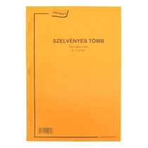 Nyomtatvány szelvényes tömb A/4 Nyomtatvány szelvényes tömb A/4