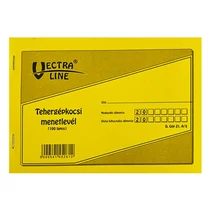Nyomtatvány tehergépjármű menetlevél VECTRALINE A/5 100 lapos Nyomtatvány tehergépjármű menetlevél VECTRALINE A/5 100 lapos