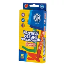 Olajpasztell ASTRA hatszögletű 12 színű Olajpasztell ASTRA hatszögletű 12 színű