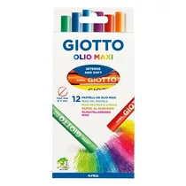 Olajpasztell GIOTTO Olio Maxi 11mm akasztható 12 darabos Olajpasztell GIOTTO Olio Maxi 11mm akasztható 12 darabos