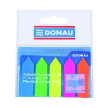 Oldaljelölő DONAU nyíl forma 12x45 mm PP vegyes neon szín 5x25 lap Oldaljelölő DONAU nyíl forma 12x45 mm PP vegyes neon szín 5x25 lap