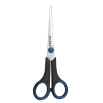 Olló irodai DAHLE 54407 gumifogós 18cm fekete