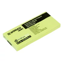Öntapadós jegyzettömb DONAU ECO 38x51 mm 3x100 lap sárga