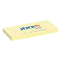 Öntapadós jegyzettömb STICK`N 38x51mm pasztell sárga 3x100 lap
