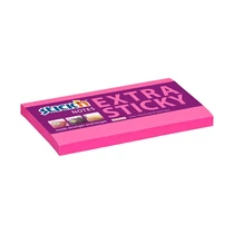 Öntapadós jegyzettömb STICK`N extra erős 76x127mm neon rózsaszín 90 lap Öntapadós jegyzettömb STICK`N extra erős 76x127mm neon rózsaszín 90 lap