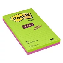 Öntapadós jegyzettömb 3M Post-it 584SS 125x200mm Super Sticky vonalas 100 lap Öntapadós jegyzettömb 3M Post-it 584SS 125x200mm Super Sticky vonalas 100 lap