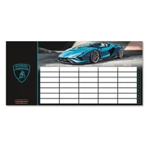 Órarend ARS UNA egylapos kétoldalas Lamborghini Türkiz Órarend ARS UNA egylapos kétoldalas Lamborghini Türkiz