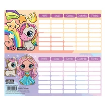 Órarend NEBULO mini Királylány - Unikornis