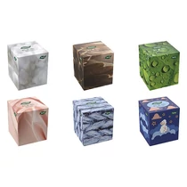 Papírzsebkendő TENTO Cubebox 3 rétegű 58 darabos dobozos