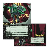 Partimeghívó ARS UNA 10 ív+10 db boríték T-Rex Partimeghívó ARS UNA 10 ív+10 db boríték T-Rex