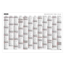 Plakátnaptár TOPTIMER T101 éves A/0 1180x800mm egyoldalas 2026. Plakátnaptár TOPTIMER T101 éves A/0 1180x800mm egyoldalas 2026.