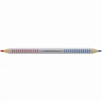 Postairón FABER-CASTELL Jumbo Grip háromszögletű piros-kék