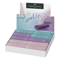 Radír FABER-CASTELL RollOn Sparkle pvc mentes vegyes színekben Radír FABER-CASTELL RollOn Sparkle pvc mentes vegyes színekben