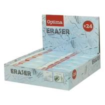 Radír OPTIMA papírtokos 60x22x12mm