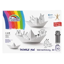 Rajztömb FIORELLO A/4 80 g 10 ív/tömb műszaki Rajztömb FIORELLO A/4 80 g 10 ív/tömb műszaki