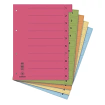 Regiszter DONAU karton  A/4 mikroperforált vegyes színű Regiszter DONAU karton  A/4 mikroperforált vegyes színű