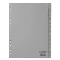 Regiszter DURABLE műanyag A/4 1-20 részes szürke Regiszter DURABLE műanyag A/4 1-20 részes szürke