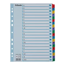 Regiszter ESSELTE Mylar A/4 laminált karton A-Z Regiszter ESSELTE Mylar A/4 laminált karton A-Z