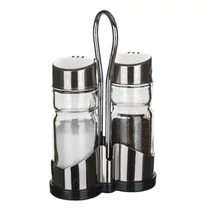 Só-, bors és fogvájótartó 2 x 40 ml